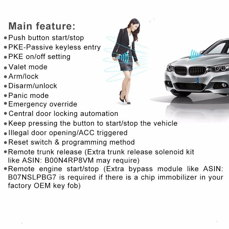 Универсальная автомобильная односторонняя сигнализация SPEEDWOW система