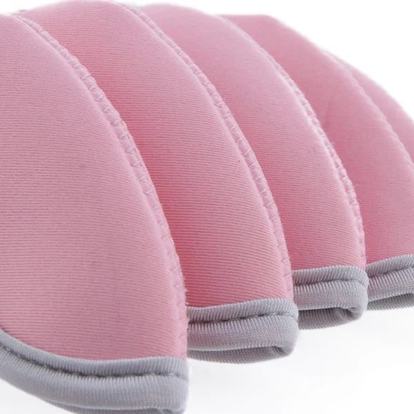 

10x Pink Neoprene Golf Club Iron Head Cover Protection Case Headcover