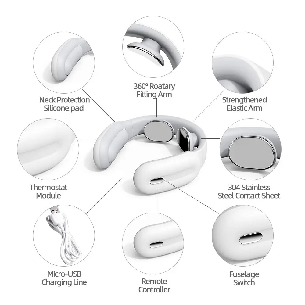 Умный Электрический массажер для шеи и плеч физиотерапия низкочастотная