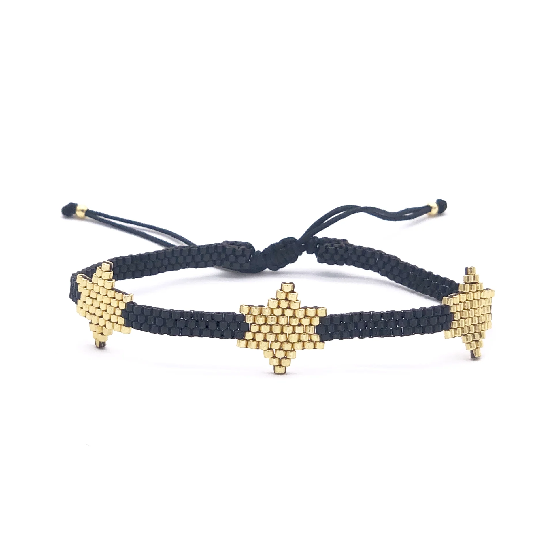 

Go2boho Miyuki Bracelet For Women Design Bead Woven Heart Jewelry Pulseras Hexagram Pattern Mexican Fashion Women's Bracelets