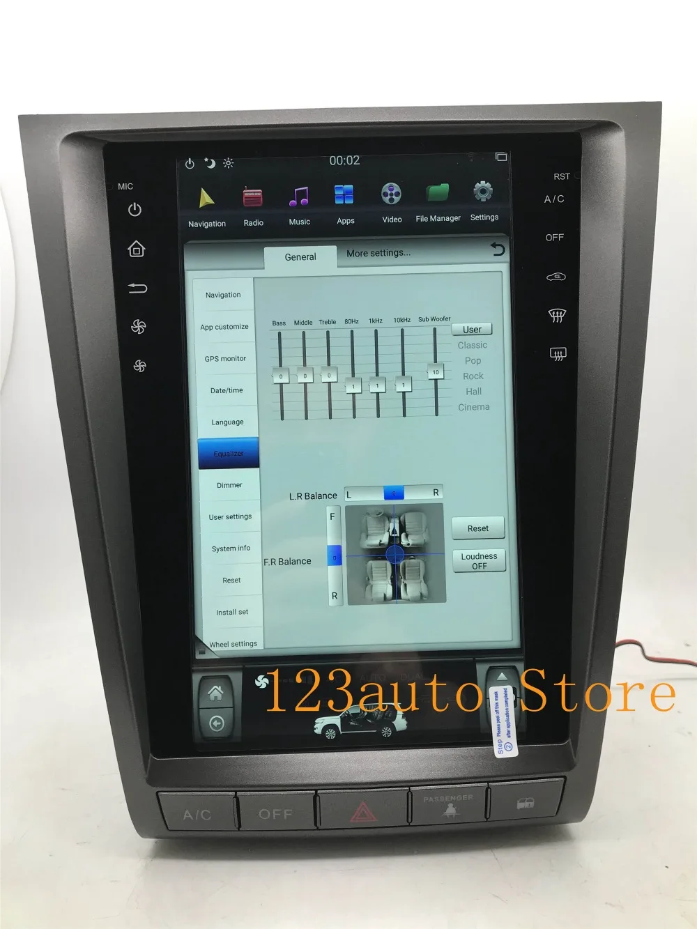 12,1 ''вертикальный Tesla стиль Android 8,1 автомобильный DVD gps плеер для lexus GS GS300 GS350 GS450 GS460 2004-2011 ips HDMI PX6
