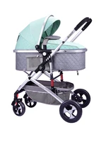 high view baby trolley two way stroller four wheeled shock absorber baby umbrella car