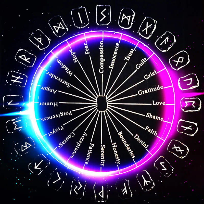 

25Pcs/set Lun Letters Such As Nirvana Divination Natural Crystal Ore Gem Rune 24 Symbols +1 Empty Space Set Dice