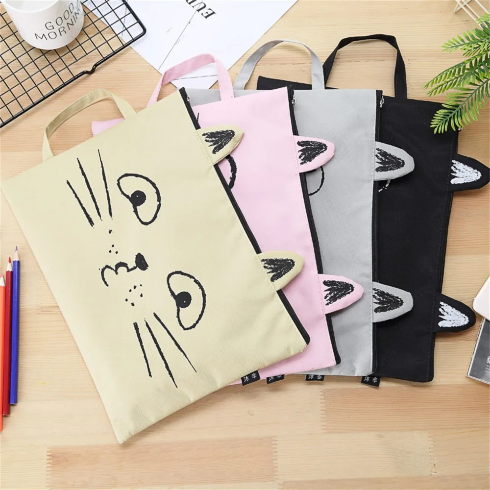 

Oxford Canvas Bag Student Paper Exam Laptop Bag Briefcase Document Bag Practical School Office Bag Travel Files Case Handbag