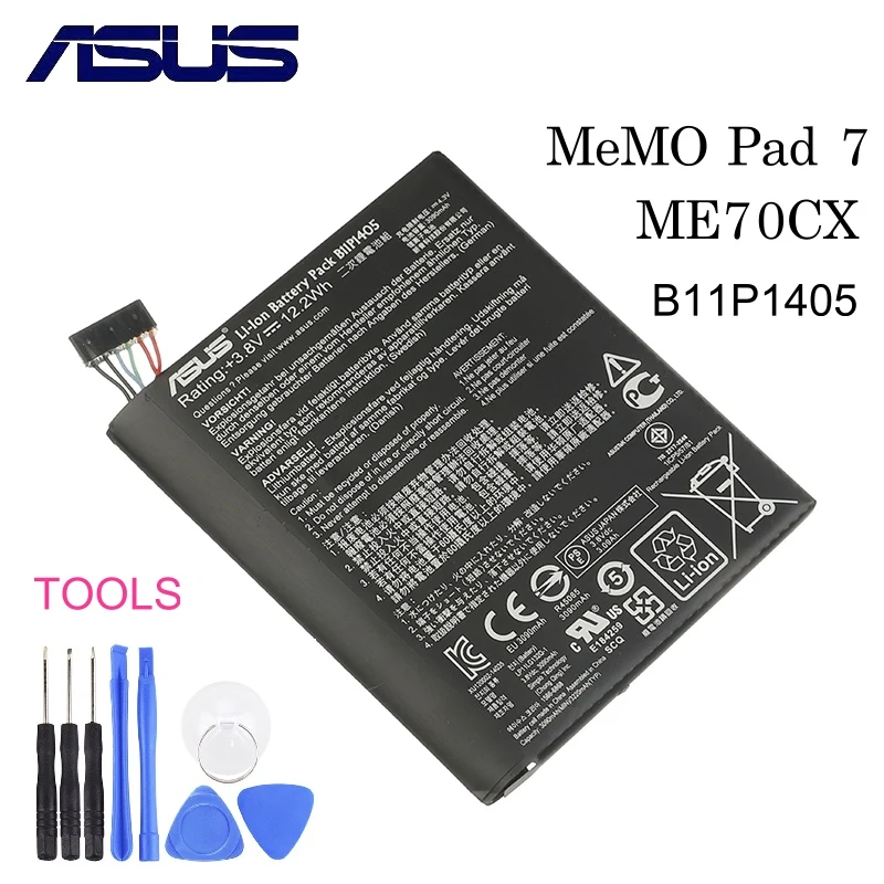 Оригинальный аккумулятор ASUS B11P1405 для MeMO Pad 7 ME70CX K01A 3090 мАч мобильный телефон