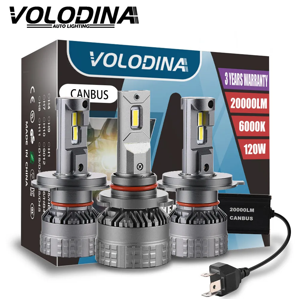 Новое поступление H7 LED canbus 20000lm Автомобильные фары H11 подсветка в машину H1 H4