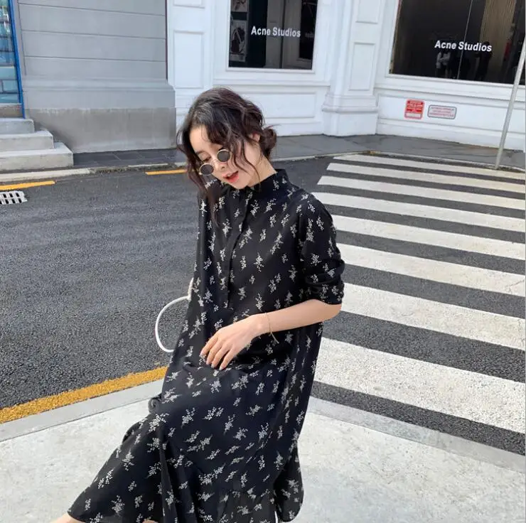 2019 Новое поступление летнее платье для беременных элегантное шифоновое большого