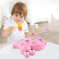 plastic snail whac a mole toys with light and music educational toy childrens training toys reaction speed brain game