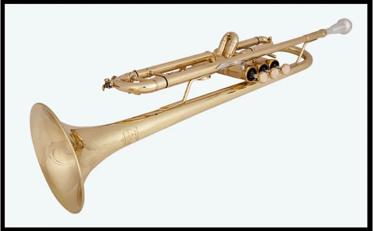 Посеребренная труба фотоэлемент маленький латунный музыкальный инструмент