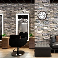 vintage waterproof brick wallpaper roll diy self adhesive peel and stick wallpaper living room bedding room wall decor