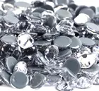 Кристально прозрачное супер яркое стекло стразы горячей фиксации высокое качество плоская задняя поверхность железные камни для ткани одеждыСделай сам