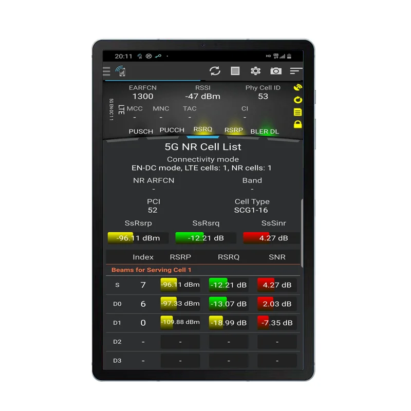 

Tems&Nemo samsung Galaxy Tab S6 Tems Pocket WiFi test phone