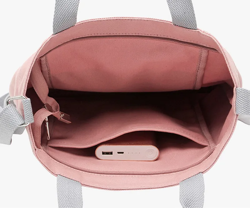 

2019 Newest Hot Fashion Women Solid Canvas Handbag Shoulder Messenger Bag Satchel Tote Purse Bags