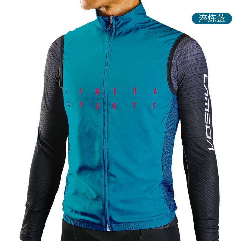 

LAMEDA Spring Summer Windproof Sports Cycling Vest MTB Mountain Road Bike Cycling Jersey Windbreaker Tops Men Women Vests