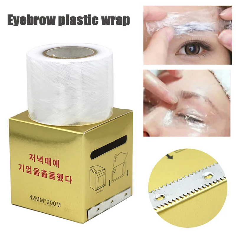 

Tattoo Clear Wrap Cover Preservative Film Microblading Tattoo Film For Permanent Makeup Tattoo Eyebrow Supplies 40MM*200MM