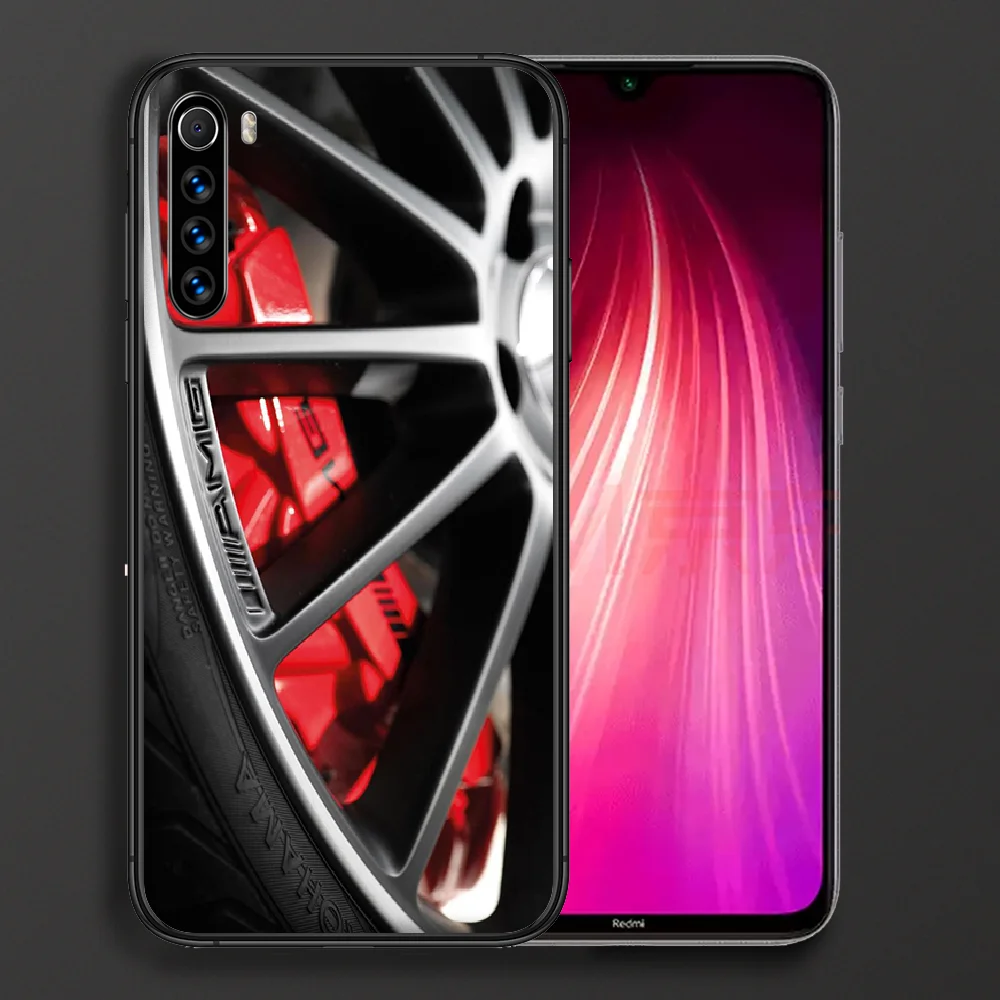 

Luxury Mercedes Benz AMG Car Phone case For Xiaomi Redmi Note 7 8 8T 9 9S 4X 7 7A 9A K30 Pro Ultra black funda fashion prime