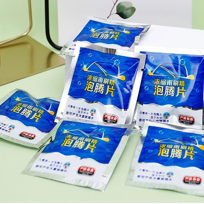 

Car Wiper Effervescent Film Car Window Glass Cleaning Windshield Super Concentrated Solid Liquid Degreasingcleaner Glass Water