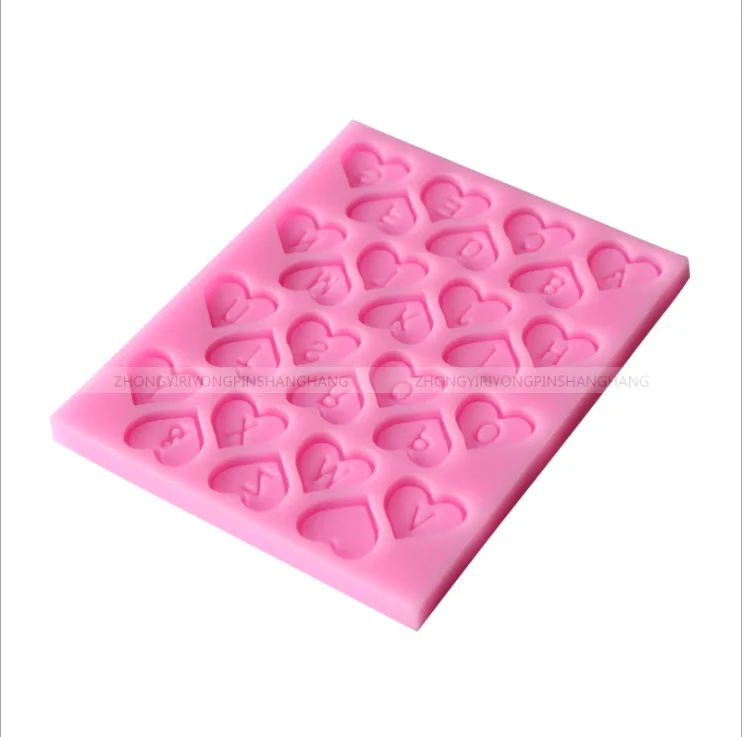 

A New Love Letter Silicone Mold Sugar Molding Cake E081 Mold