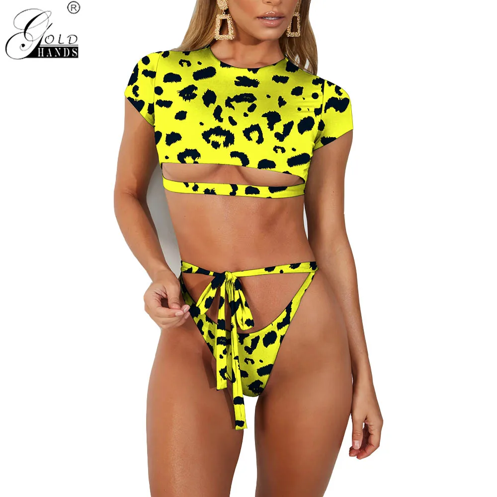 Женский купальник FDBRO купальный костюм с вырезами женские сексуальные стринги