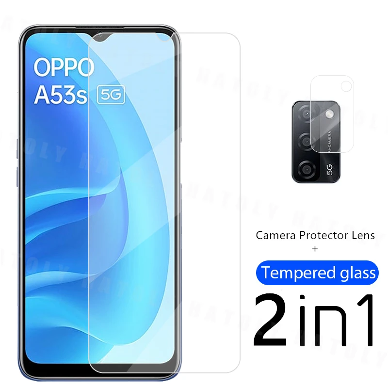 

2.5D Clear Glass For OPPO A53S 5G Sreen Protector Film For OPPO A53S 5G Tempered Glass Protective Phone Film For OPPO A53S 5G