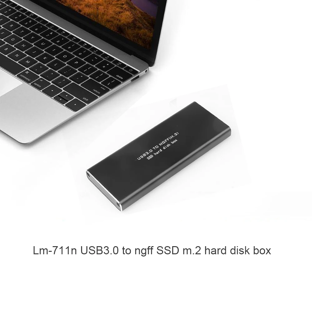 NGFF M.2 to USB 3.0 5Gbps SSD Enclosure Adapter Storage Hard Disk Case 2230 / 2242 2260 2280 mm | Компьютеры и офис