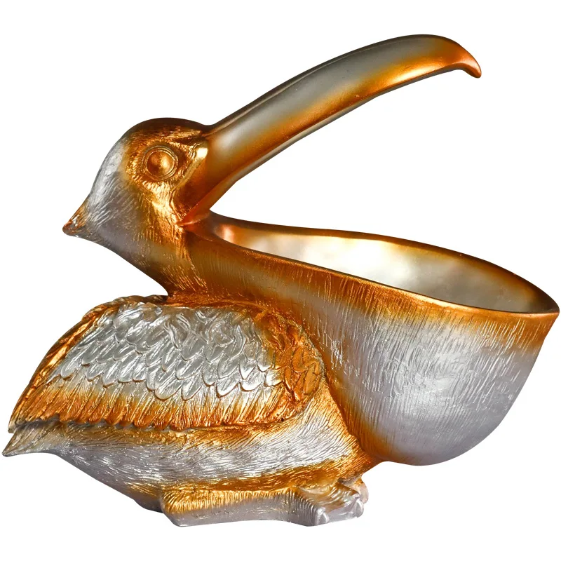 Статуэтка Pelican из смолы декоративный держатель для ключей скульптура в виде