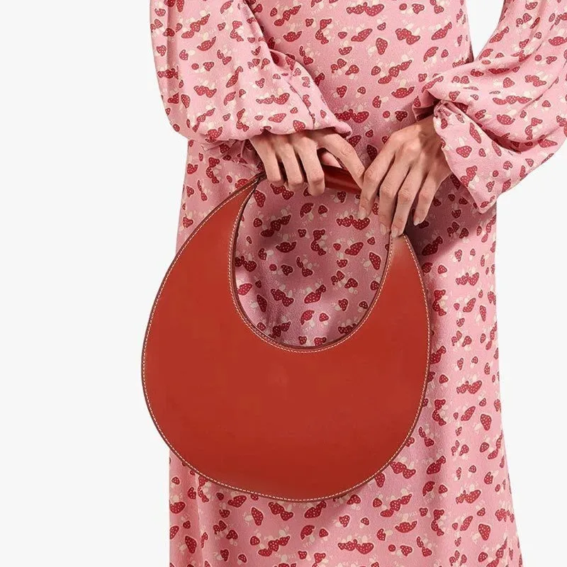 Змеиный принт Сумочка с изображением Мун для женщин 2019 зима дизайнер ящерица