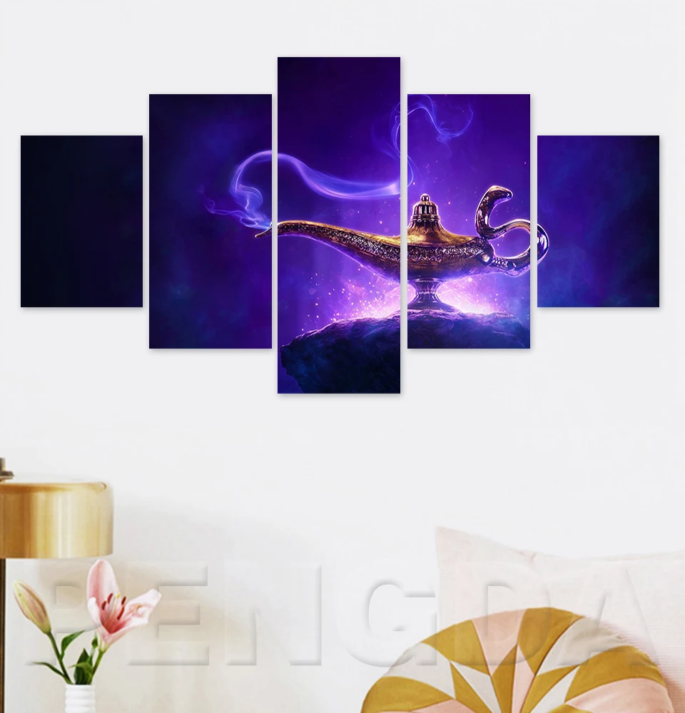 HD плакат холст картины с принтом партиями по 5 комплектов курение фиолетовый