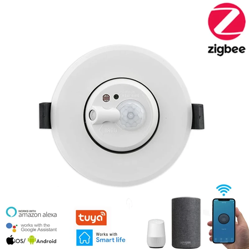 

Modern Ceiling Lamp Led Ceiling Lights Tuya Smart ZigBee Smart Ceiling-mounted Human Presence Sensor Tuya Human Body Monitor