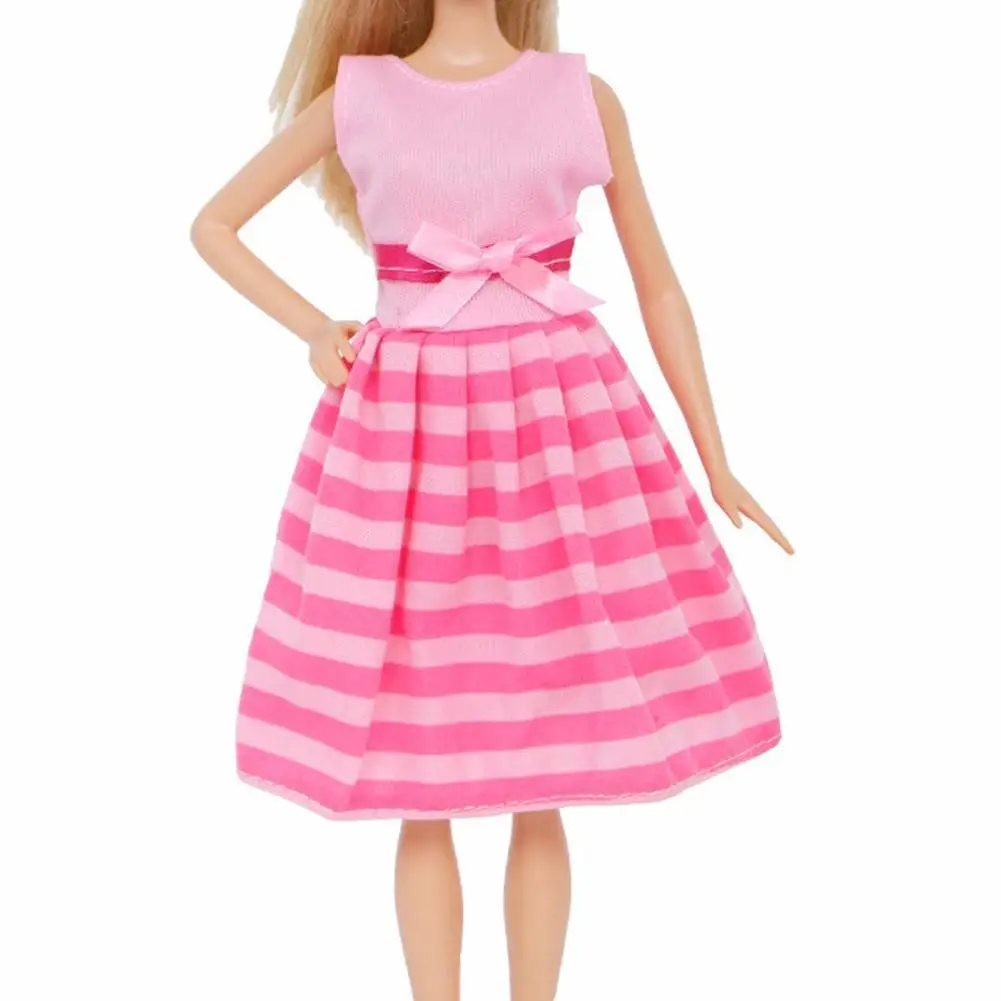 

Doll Clothes Princess Dress Cartoon Skirt For Barbies Doll Casual Daily Wear Twins Outfit Girl`s Best Choice To Give Your Kids