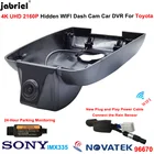 Новый 4K 2160P Wifi Видеорегистраторы для автомобилей видеорегистратор для Toyota Highlander XU50 для Toyota Highlander XLE LE 2018 2019 2020 2021 для Toyota Kluger