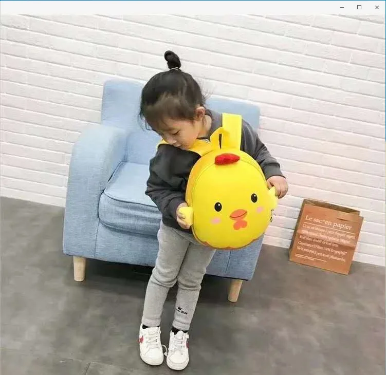 Милый детский рюкзак с курицей Детский в виде яичной скорлупы Жесткая Сумка для