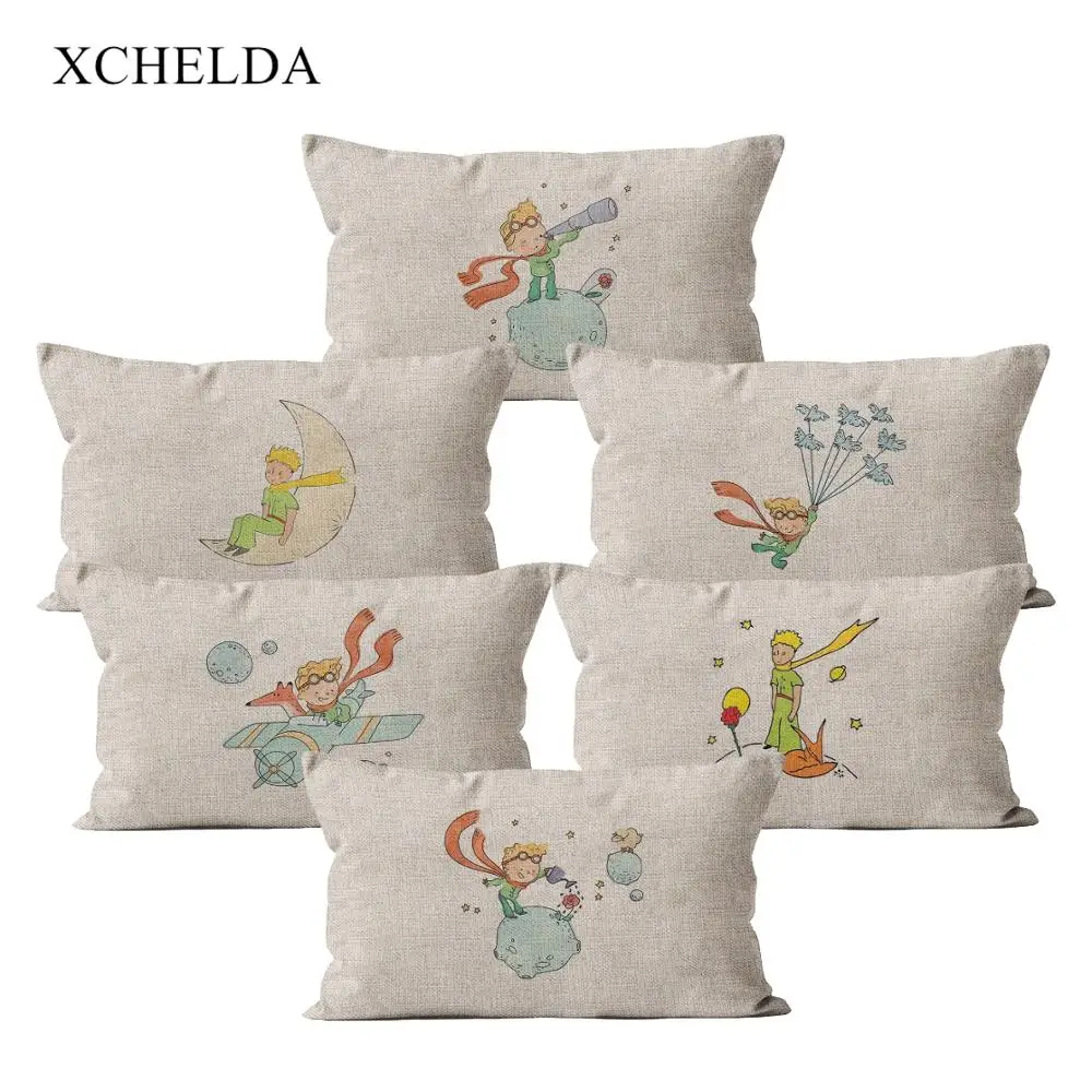 Аниме-Подушка Чехол Маленький принц домашний декор прямоугольный 30*50 Наволочка
