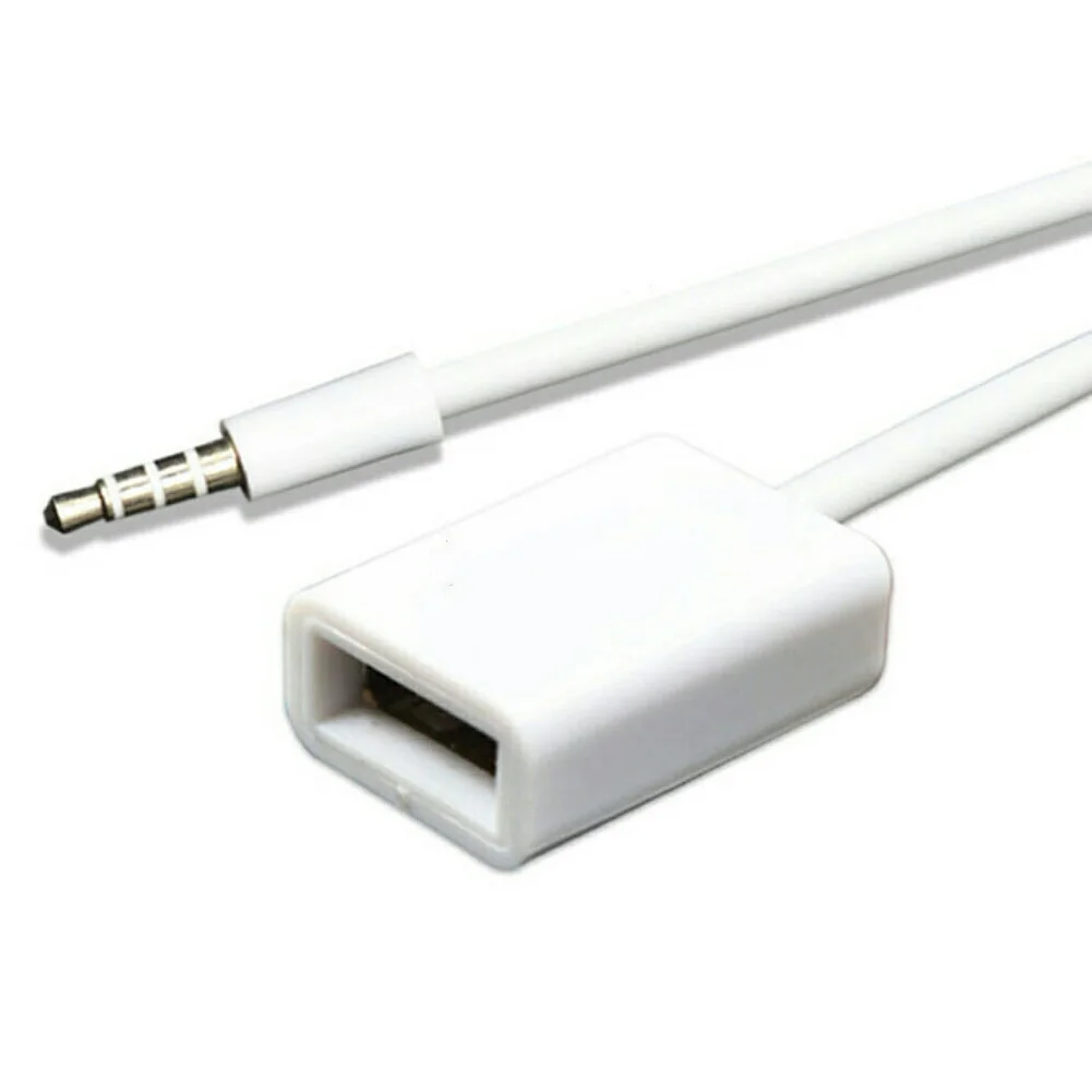 Converter Adapter Male To Female Audio USB 2.0 Plug Connector 3.5mm Jack Aux Cable Car | Автомобили и мотоциклы