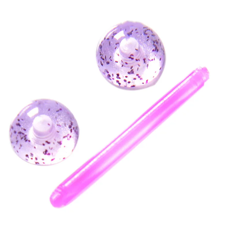 5Pcs/Set Tongue Ring Mixed Acrylic Ball Soft Navel Nipple Rings Sexy Vintage Piercing Body Jewelry For Woman Man | Украшения и