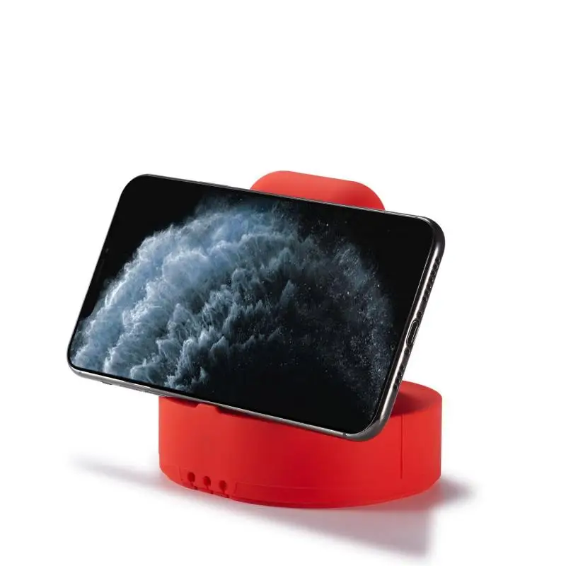 Многофункциональные Силиконовые часы Три в одном беспроводная Зарядная база для