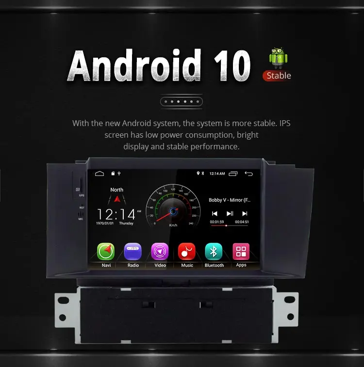 LJDA 1 Din 7 дюймов Android 10,0 автомобильный dvd-плеер для Citroen C4 C4L DS4 wifi gps радио 2G ram gps навигация радио wifi Мультимедиа