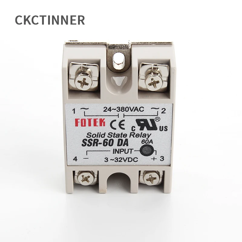 1 шт. твердотельные реле SSR-25DA 25A SSR-10DA SSR-40DA 5-24VDC до 24-380V AC SSR 25DA6-20mA