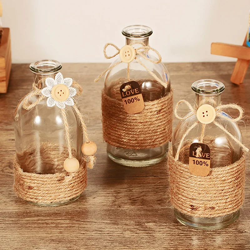 Витые деревенские джутовые ленты 5 м для рождества свадьбы вечеринки