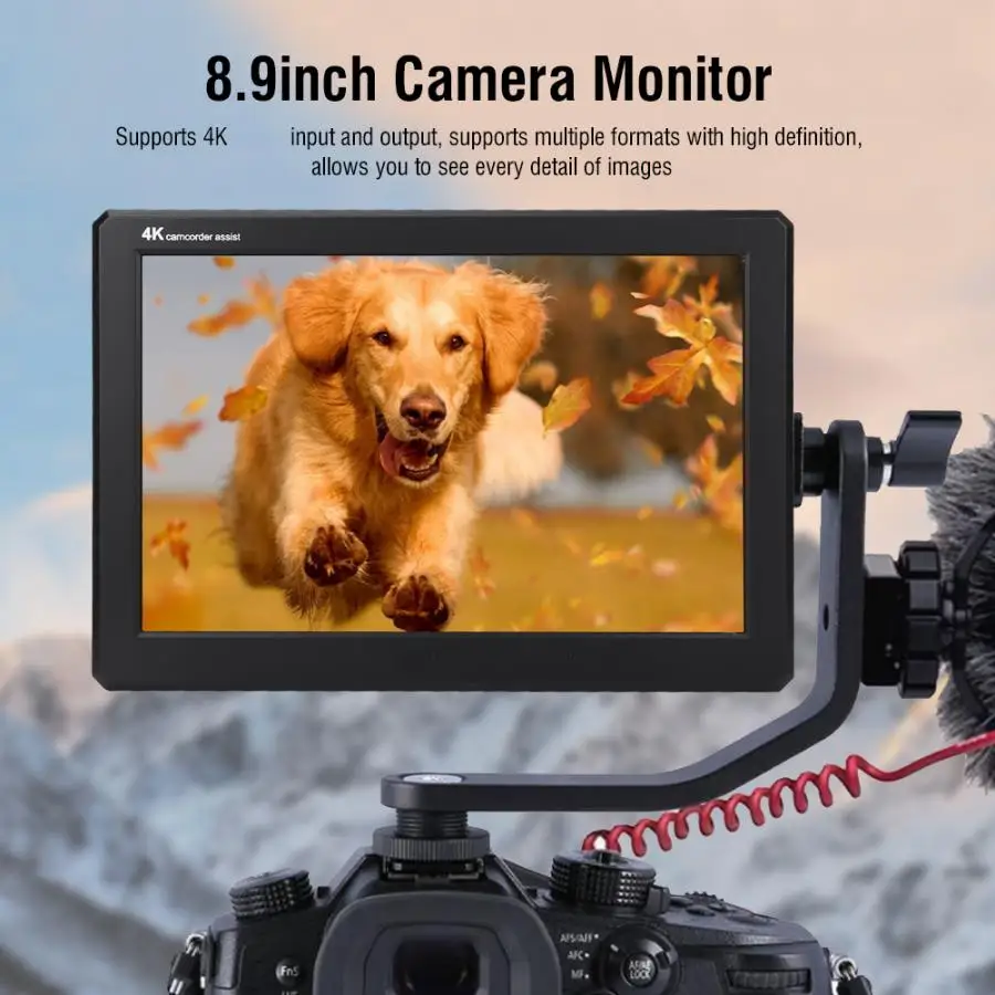 Монитор камеры LILLIPUT A8 8 9 дюймов ips экран 4K Full HD монитор для DSLRs s dslr Cam | Электроника