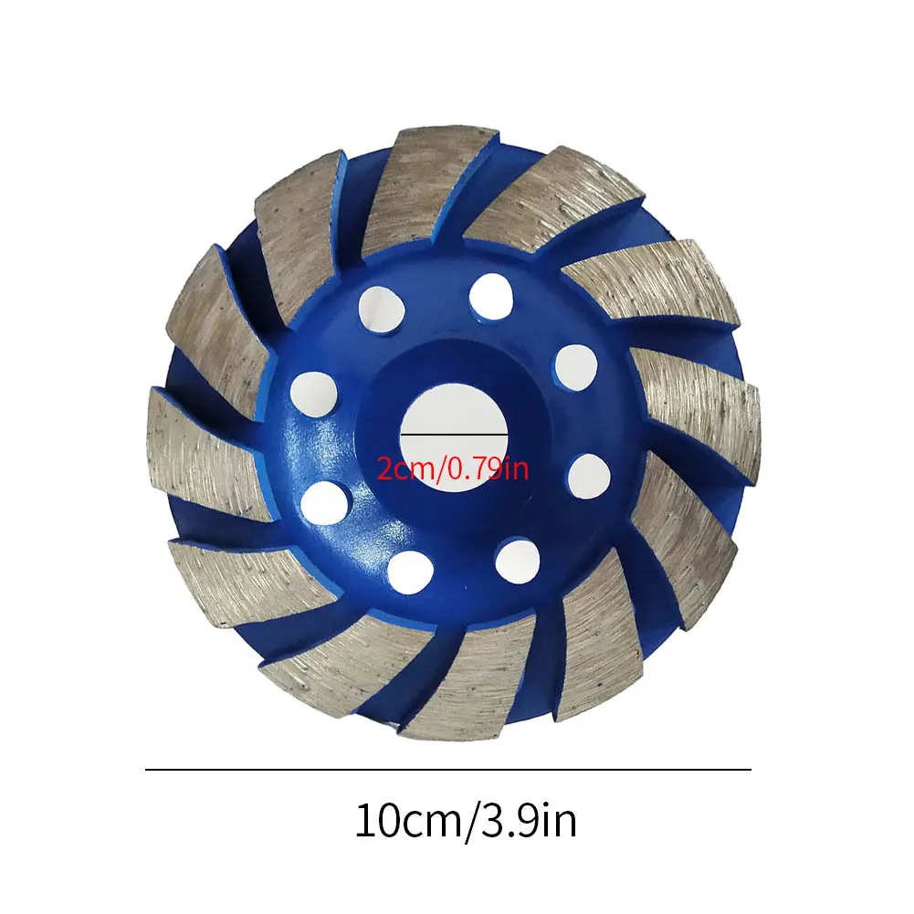 

1pcs 4" 100mm Diamond Grinding Wheel Disc Bowl Shape Grinding Cup Stone Concrete Granite Ceramic Cutting Disc Piece Power Tool