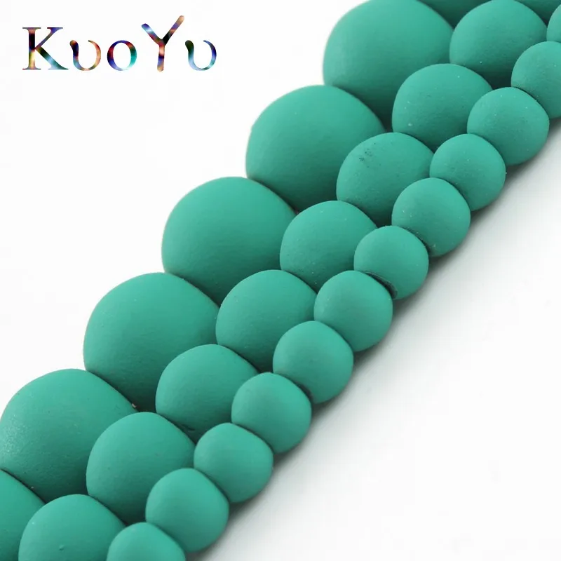 Из Натурального Гематита камень трава зеленые резиновые круглые бусины