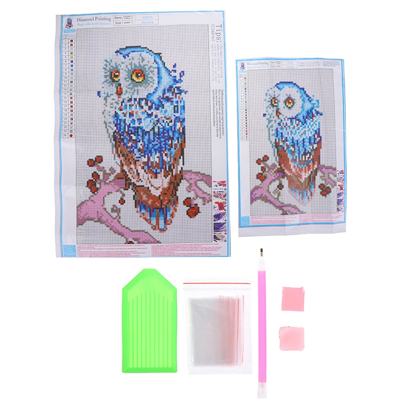 

Full Drill Square Diamond 5D DIY Diamond Painting"Cute owl"Diamond Embroidery Cross Stitch Rhinestone Mosaic Painting 1Set