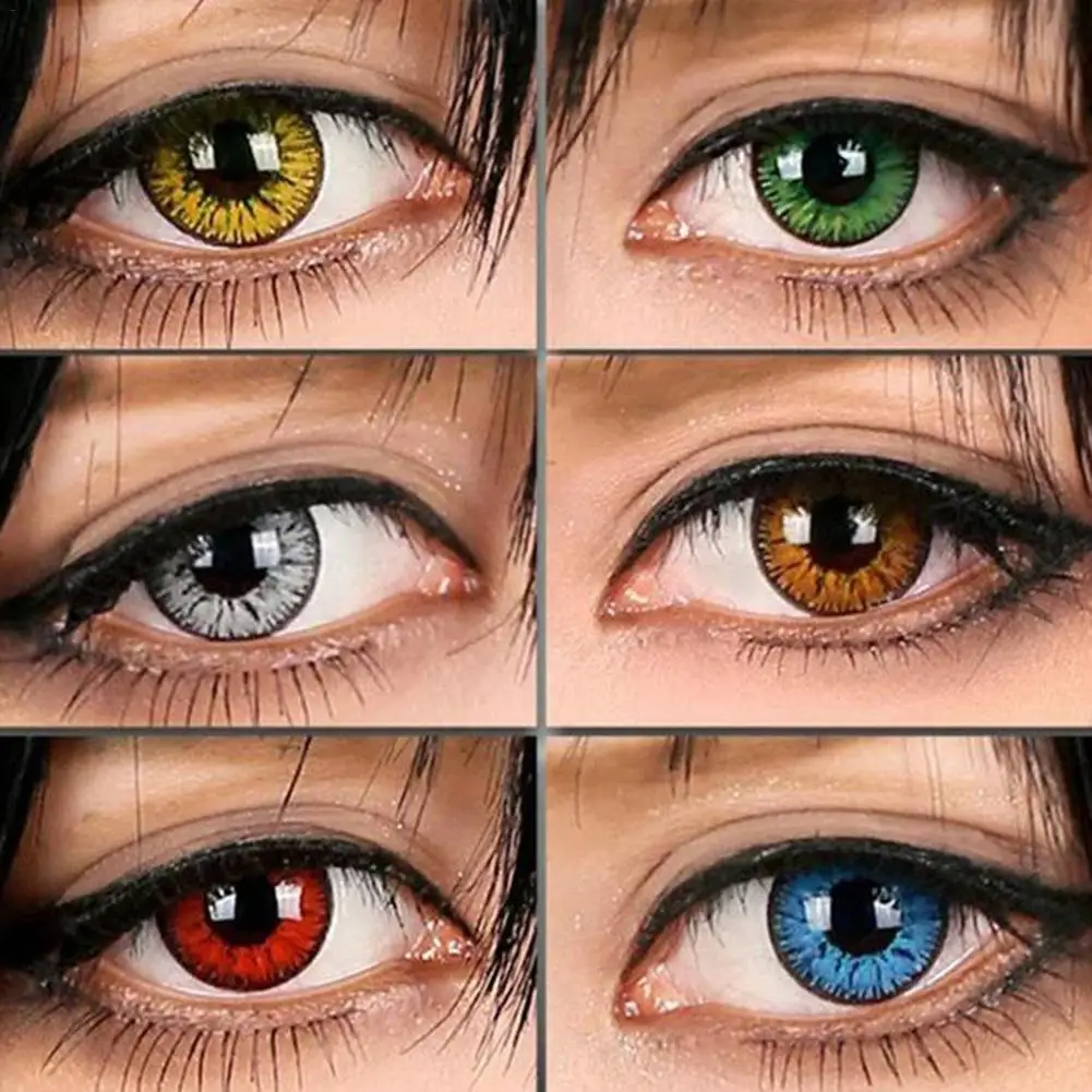 Хэллоуин Вега серии глаз цвет макияж объектив смешанный диаметр крови Красота DIY