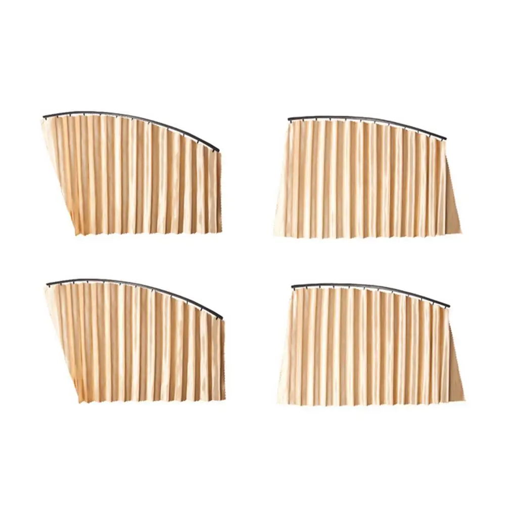 

4 шт. универсальные шторы практичные и телескопические высококачественные материалы для автомобильных солнцезащитных очков летние солнце...