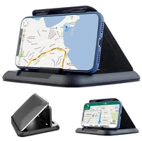silicone car phone holder clip dashboard sun visor phone holder non slip desktop stand for iphone 13 12 galaxy s21 huawei xiaomi