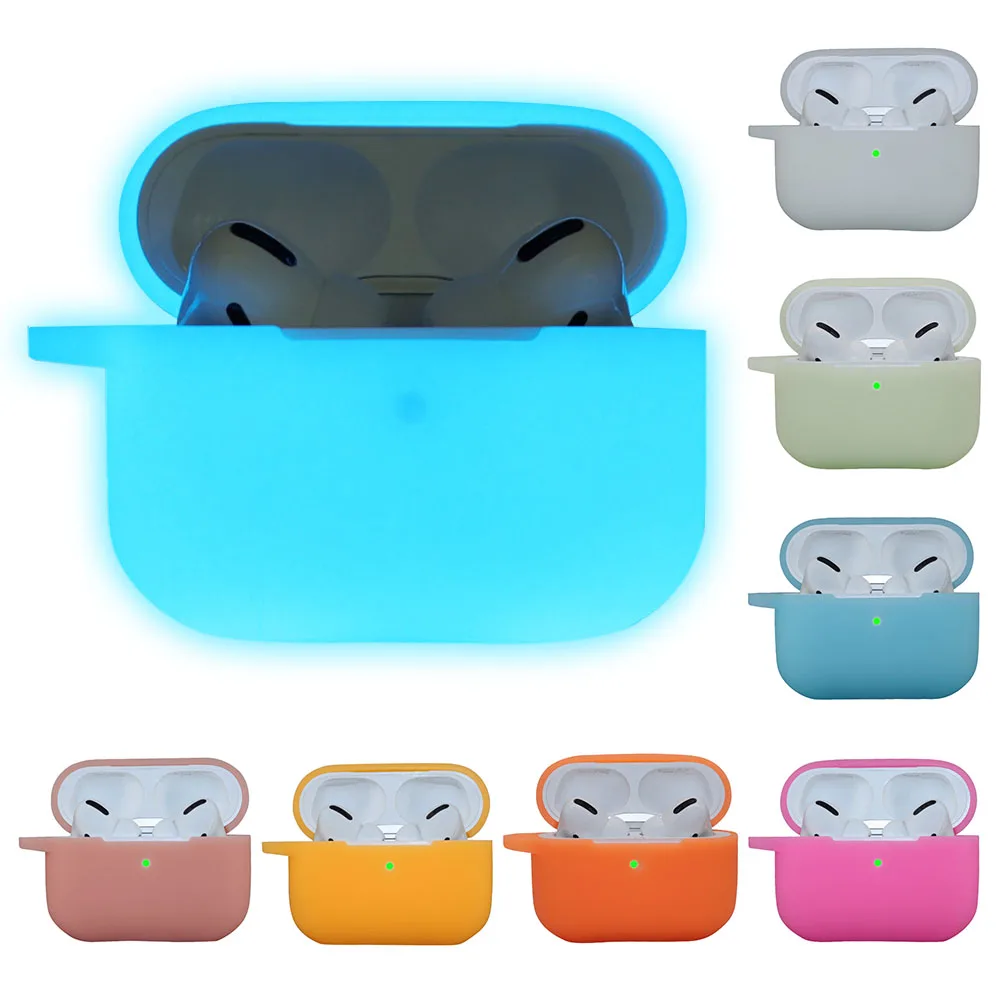 

Luminous Earphone Case For Apple AirPods Pro Bluetooth Wireless Earphones Protective Case For Apple Air Pods Pro 3 Cover
