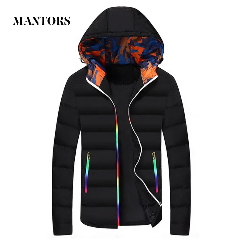 Мужские парки, пальто, новинка, зимние теплые пуховики, Повседневная парка, мужские куртки, приталенная Мужская ветровка с капюшоном, утолщенное пальто
