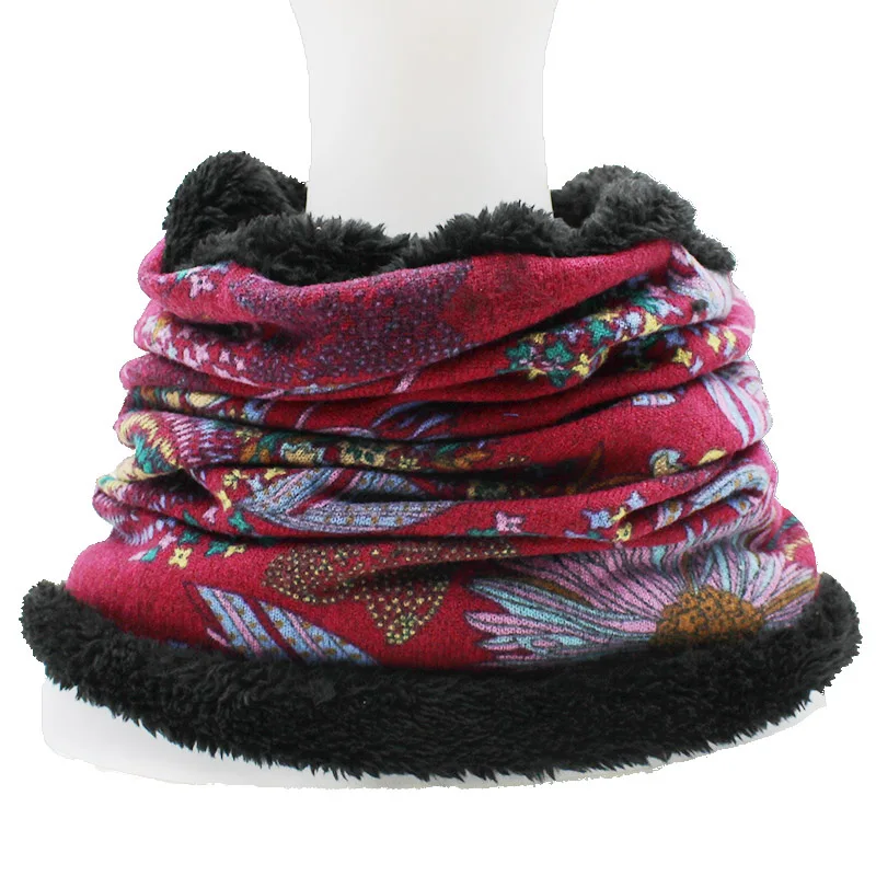 ALTOBEFUN шарф для девочки теплые женские шапочки Skullies модный бренд осень-зима винтажный дизайн Двойные шляпы для женщин BHT058