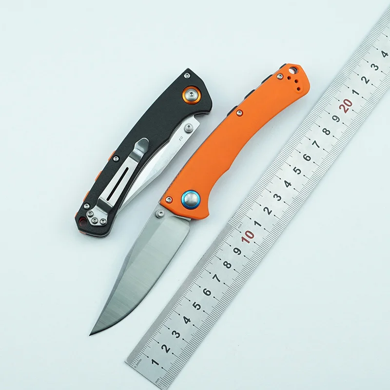 

Стальной Многофункциональный складной нож LEMIFSHE 15080 D2 с нейлоновой ручкой, походный кухонный нож для выживания на природе, инструменты для п...